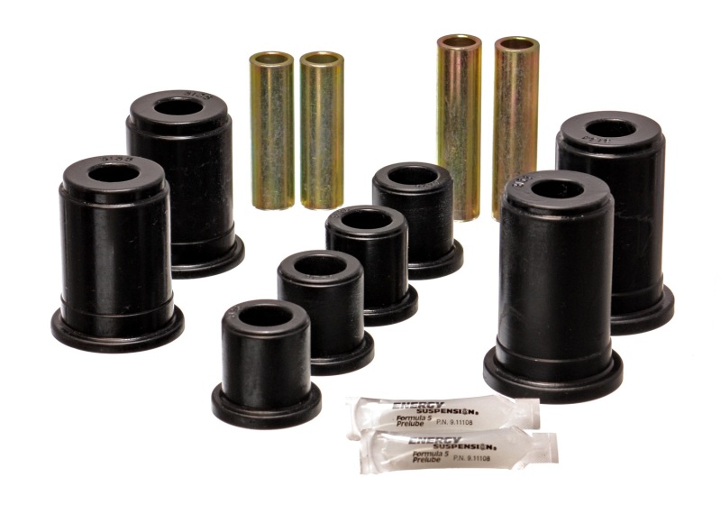 GMC Sierra Suspension Control Arm Bushing Kit - Front and Lower - Energy Suspension - Hyper-Flex Performance Polyurethane - Black - `99-`04